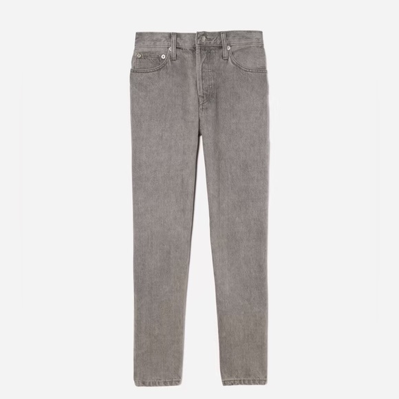 NWT Everlane 90’s Cheeky Jean in Grey sz 26 CROP - Picture 4 of 11
